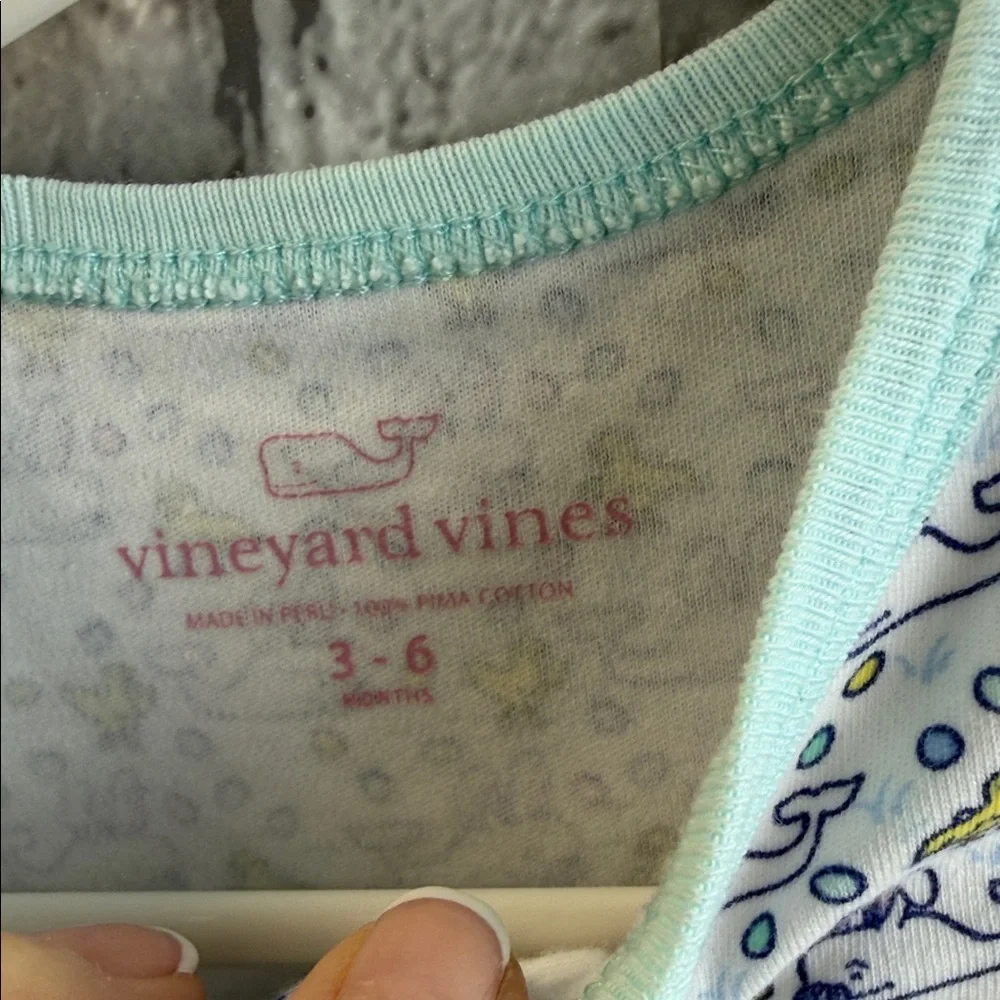Vineyard‎ Vines baby girls sleeper.